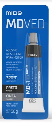 SILICONE ALTA TEMPERATURA PRETA 50G